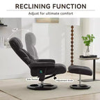 Fauteuil inclinable moderne réglable en chenille avec fonction pivotante