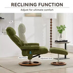 Fauteuil inclinable moderne réglable en chenille avec fonction pivotante