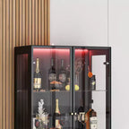 Meuble de rangement autoportant pour vins, cuisine et salle à manger modernes
