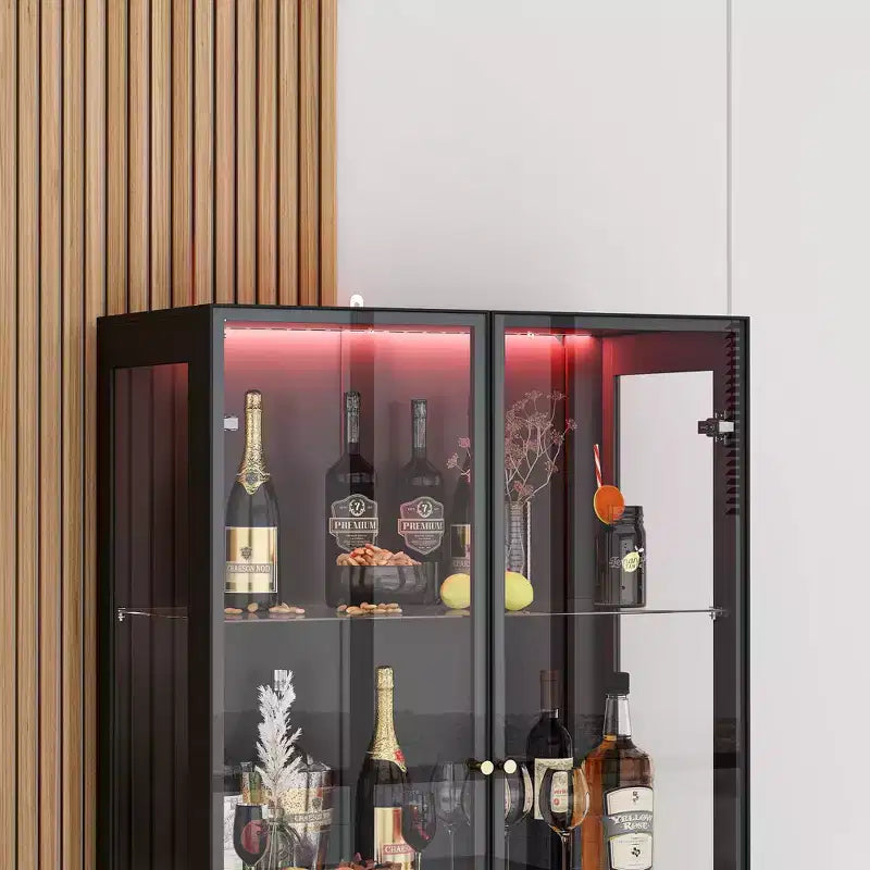 Meuble de rangement autoportant pour vins, cuisine et salle à manger modernes