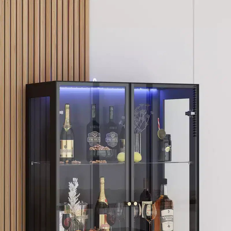 Meuble de rangement autoportant pour vins, cuisine et salle à manger modernes