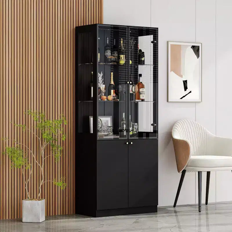 Meuble de rangement autoportant pour vins, cuisine et salle à manger modernes
