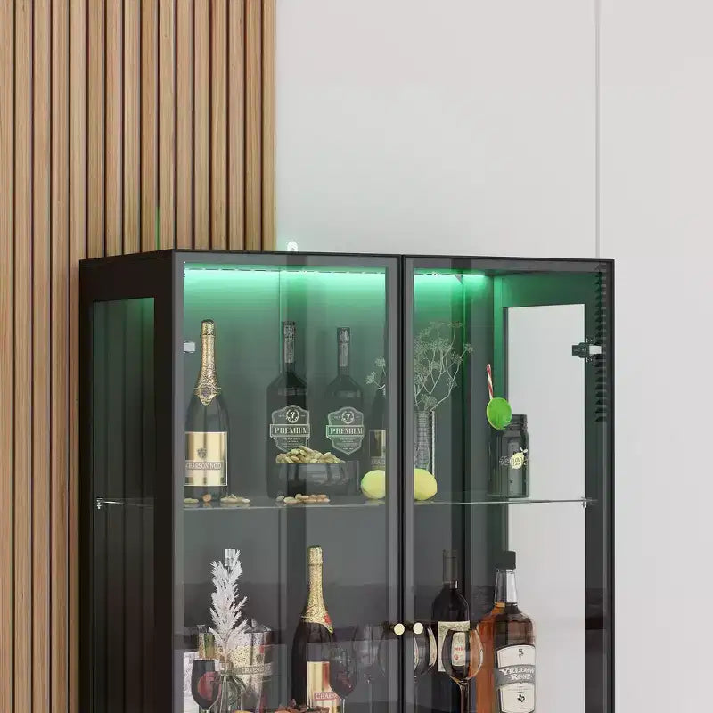 Meuble de rangement autoportant pour vins, cuisine et salle à manger modernes