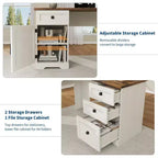 Bureau de direction en L, armoire de rangement et poste de travail informatique d'angle