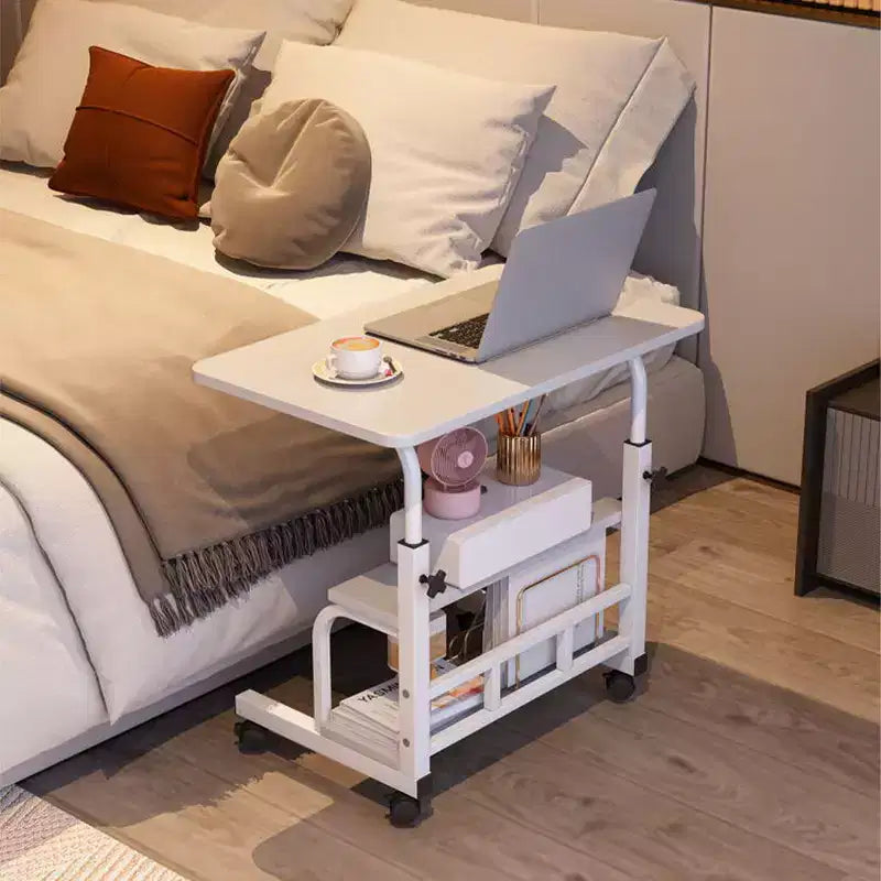 Bureau roulant portable, bureau d'ordinateur mobile, petit bureau debout