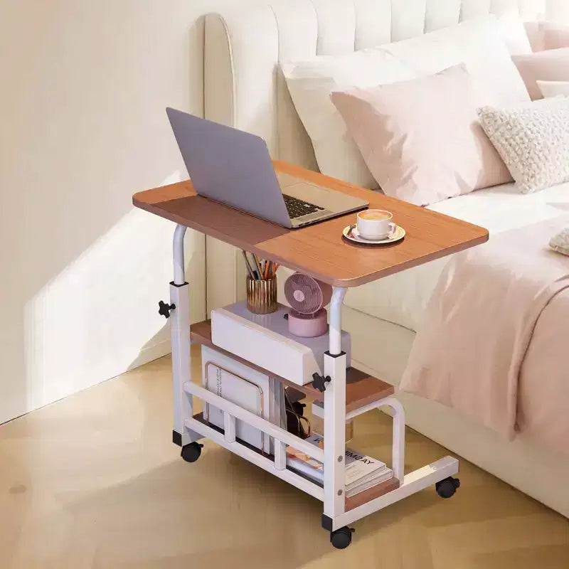 Bureau roulant portable, bureau d'ordinateur mobile, petit bureau debout