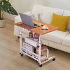 Bureau roulant portable, bureau d'ordinateur mobile, petit bureau debout