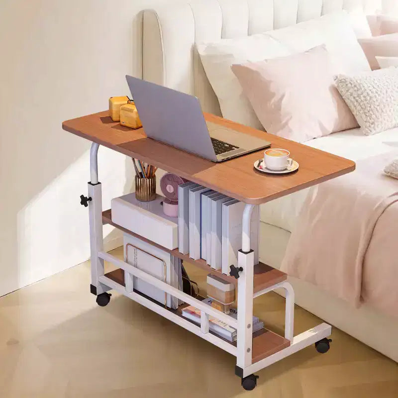 Bureau roulant portable, bureau d'ordinateur mobile, petit bureau debout