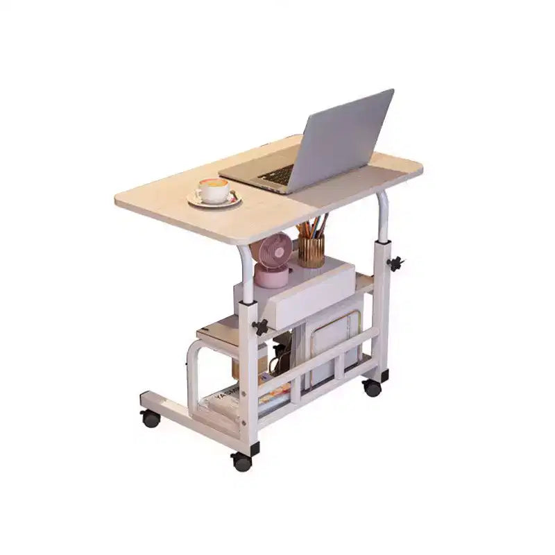 Bureau roulant portable, bureau d'ordinateur mobile, petit bureau debout