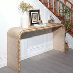 Table console d'entrée en cascade au design minimaliste, table d'appoint