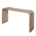Table console d'entrée en cascade au design minimaliste, table d'appoint