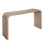 Table console d'entrée en cascade au design minimaliste, table d'appoint