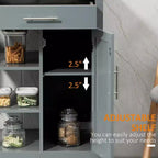 Desserte de cuisine à roulettes, îlot de cuisine roulant avec étagère de rangement
