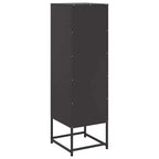 Desserte noire en acier, desserte rectangulaire industrielle de taille moyenne