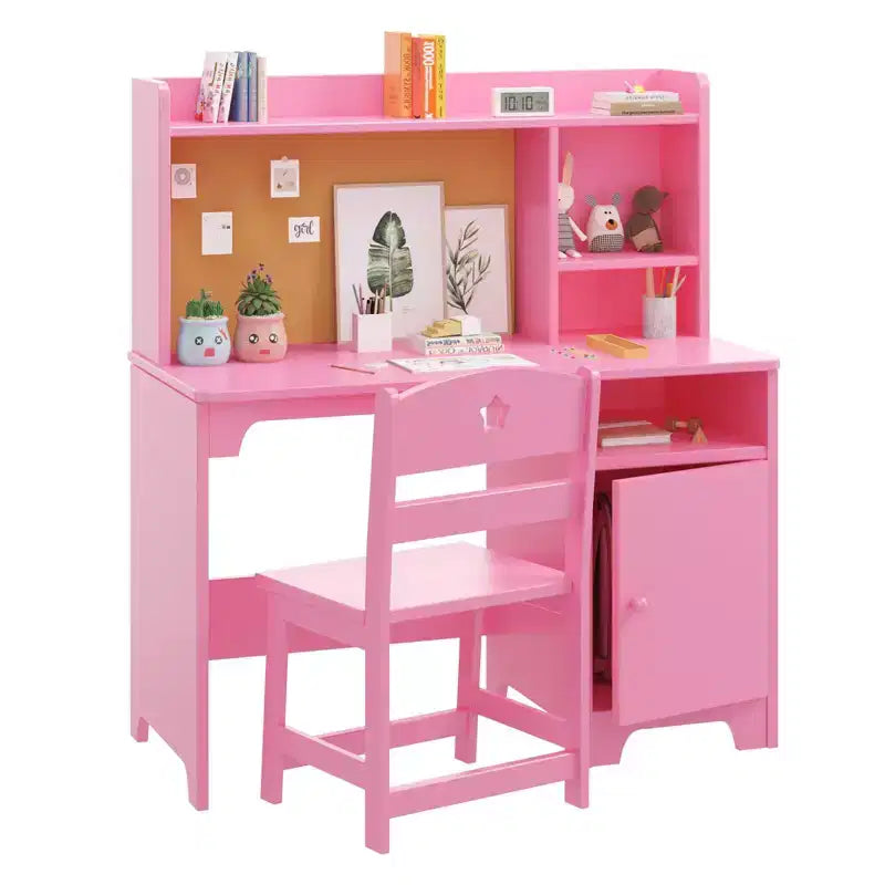 Bureau d'étude pour enfants avec rangementChaise ergonomique d'apprentissage pour tout-petit