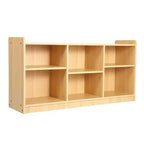Étagère de rangement 6 compartiments pour jouets et livres, pour chambre d'enfant et salle de classe