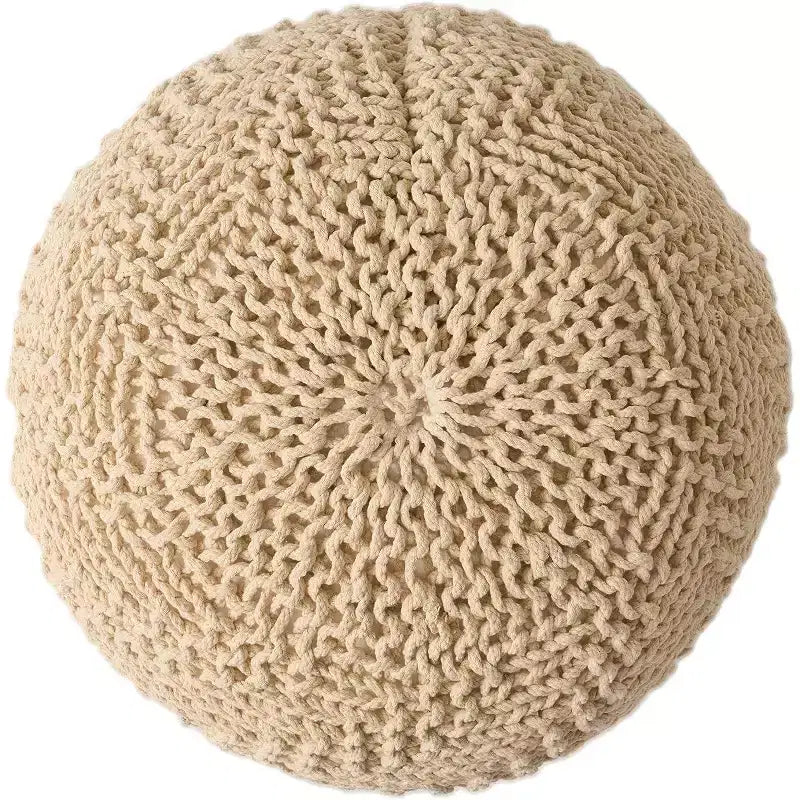 Pouf Pouf tressé Chaise de sol confortable Fauteuil canapé