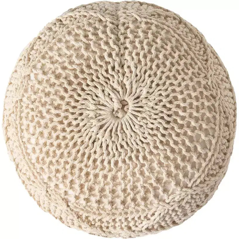 Pouf Pouf tressé Chaise de sol confortable Fauteuil canapé