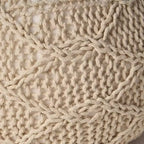 Pouf Pouf tressé Chaise de sol confortable Fauteuil canapé
