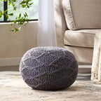 Pouf Pouf tressé Chaise de sol confortable Fauteuil canapé