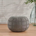 Pouf Pouf tressé Chaise de sol confortable Fauteuil canapé