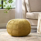 Pouf Pouf tressé Chaise de sol confortable Fauteuil canapé