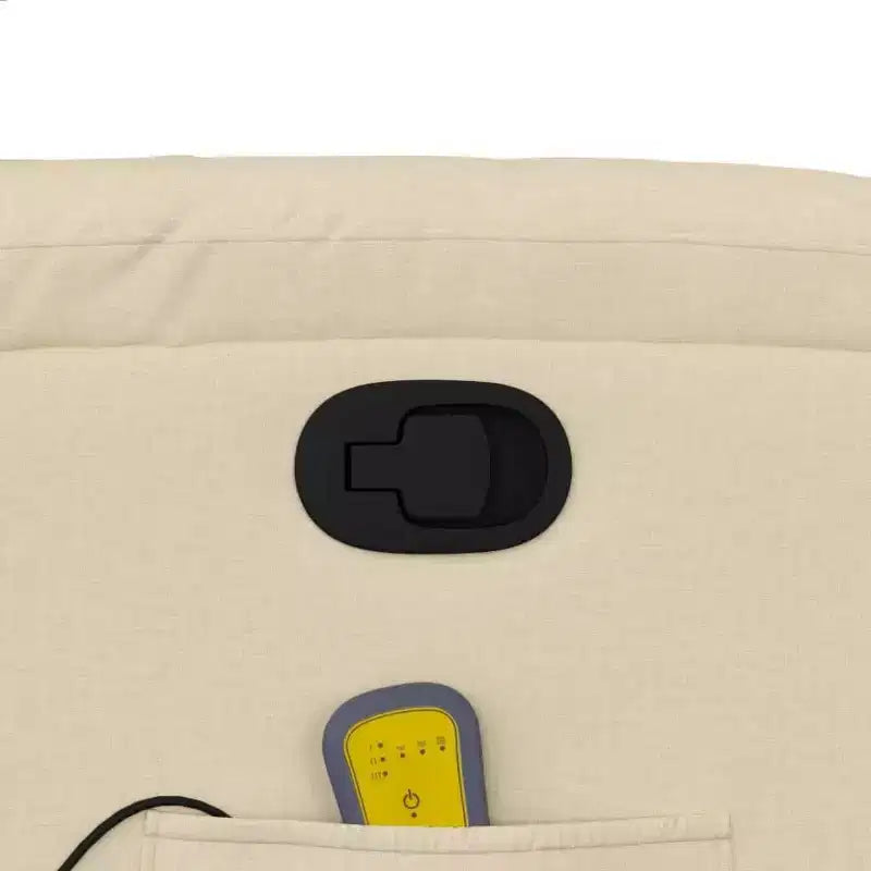 Fauteuil inclinable de massage électrique Polyester, métal, contreplaqué