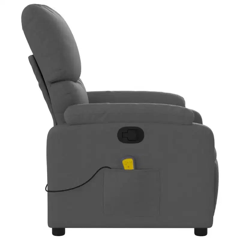 Fauteuil inclinable de massage électrique Polyester, métal, contreplaqué