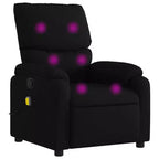 Fauteuil inclinable de massage électrique Polyester, métal, contreplaqué