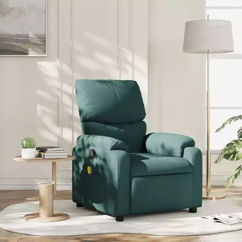 Fauteuil inclinable de massage électrique Polyester, métal, contreplaqué