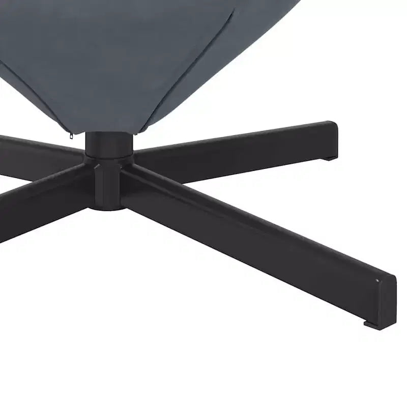 Fauteuil Œuf Velours Gris Clair