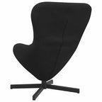 Fauteuil Œuf Velours Gris Clair