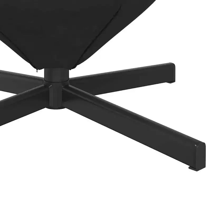 Fauteuil Œuf Velours Gris Clair