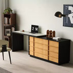 Bureau d'ordinateur réversible en forme de L, rotatif et extensible