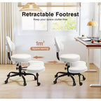 Chaise de bureau à jambes croisées, chaise de yoga ergonomique avec soutien lombaire