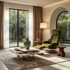 Fauteuil inclinable moderne réglable en chenille avec fonction pivotante