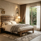 Cadre de lit, cadre de lit plateforme en bois, sans bruit, grand espace de rangement sous le lit