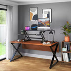 Rehausseur de bureau assis-debout pour table, réglable en hauteur