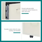 Classeur vertical mobile de profondeur 2 tiroirs de largeur US Letter